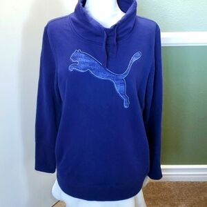 Puma Blue Sweatshirt with Logo